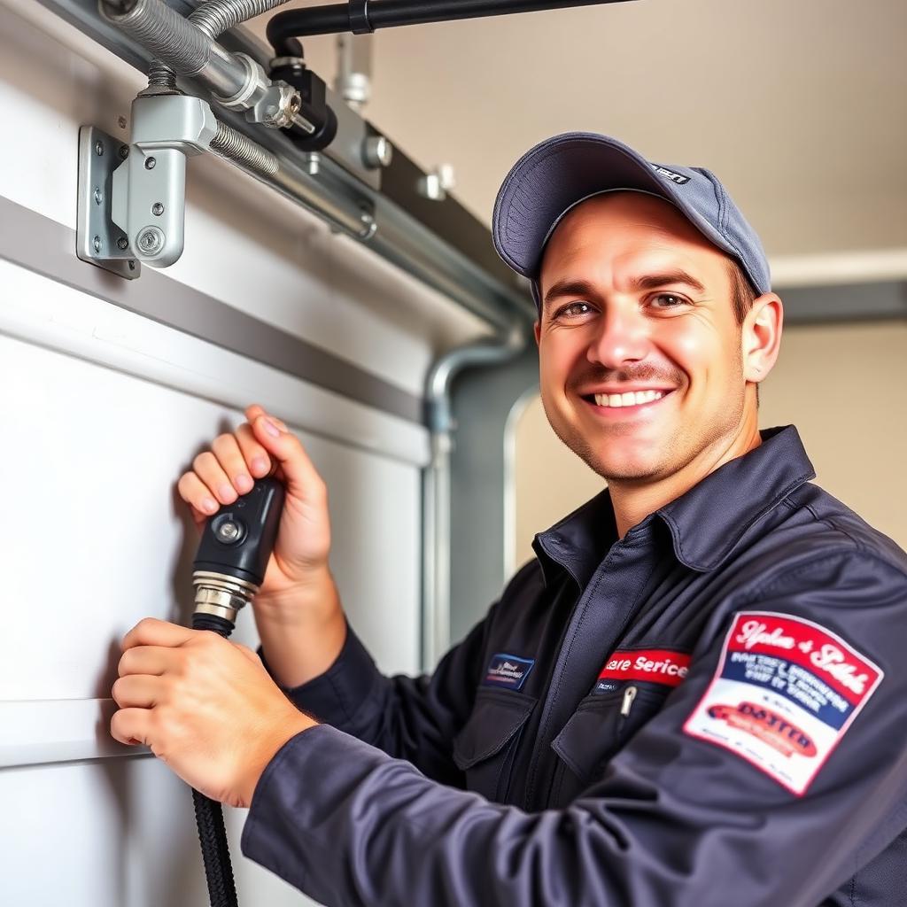 Professional maintenance service for garage doors